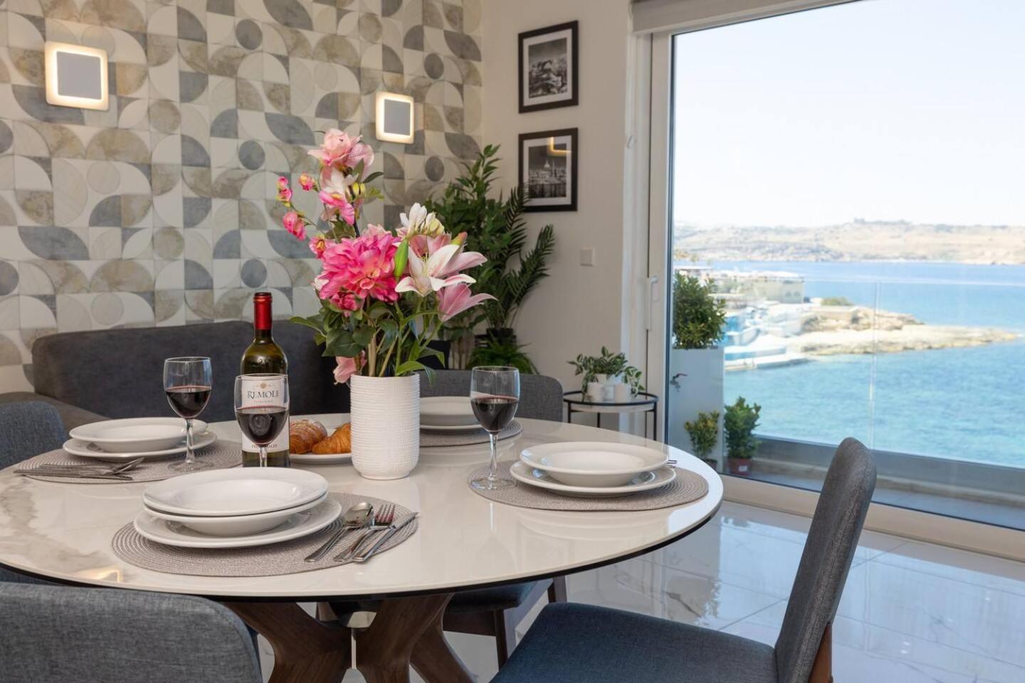 Ivory Suite Seafront With Views!- Fl 15 By Homely San Pawl il-Baħar Extérieur photo